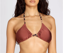 Stay Wild Bikini Top