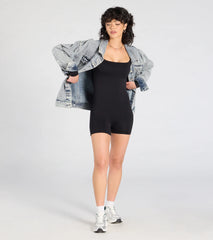 Basically Forever Long Sleeve Seamless Romper