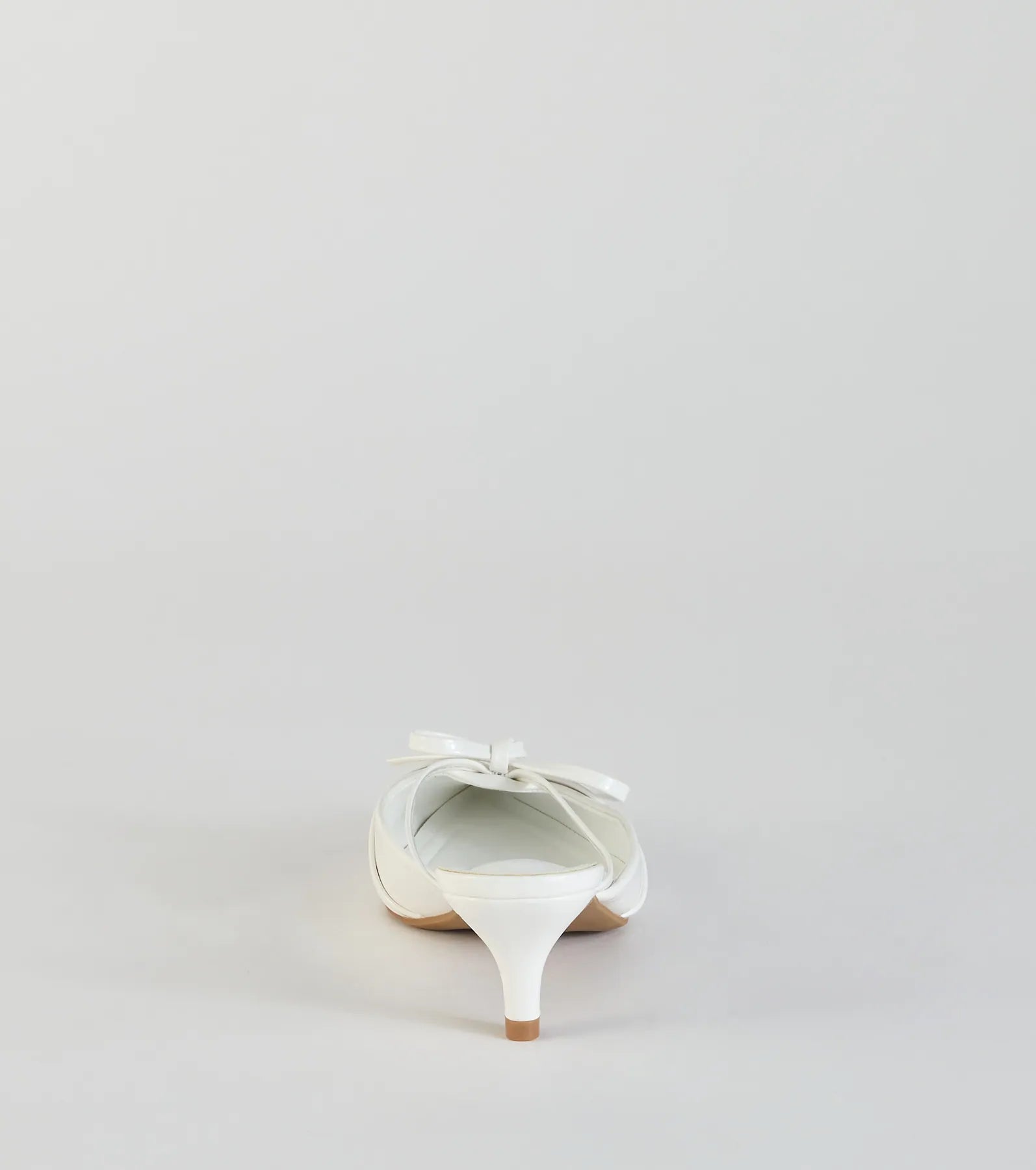 Sweetest Thing Bow Kitten Heel Mules