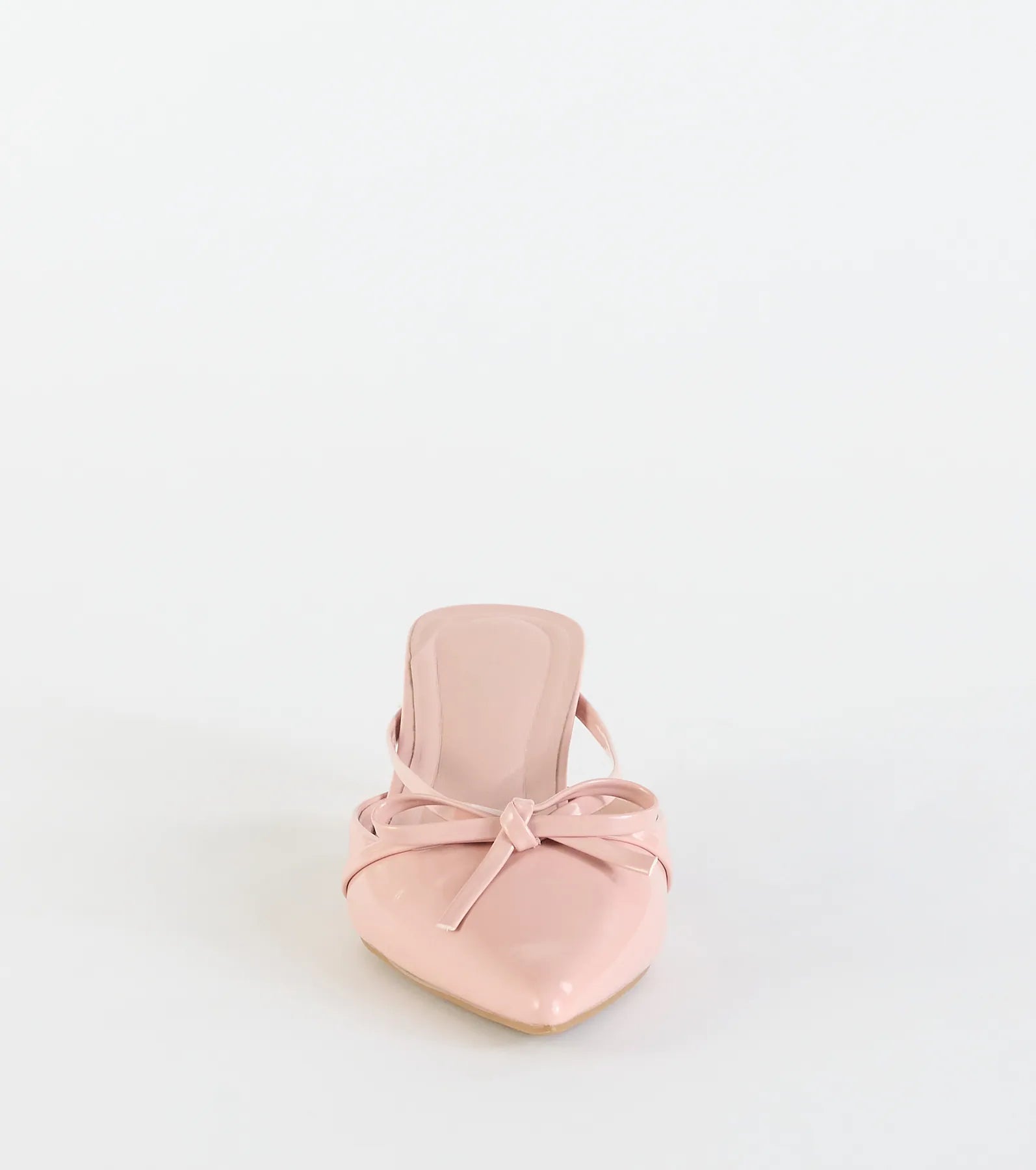 Sweetest Thing Bow Kitten Heel Mules