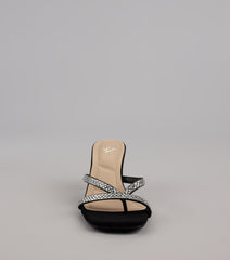 Shine Season Rhinestone Heels