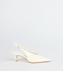 Lookin' Sleek Sling-Back Stiletto Pumps