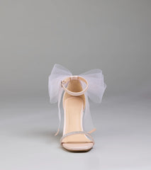 Tied With A Bow Stiletto Heels