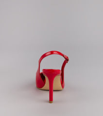 Bold Chic Slingback Stiletto Heels
