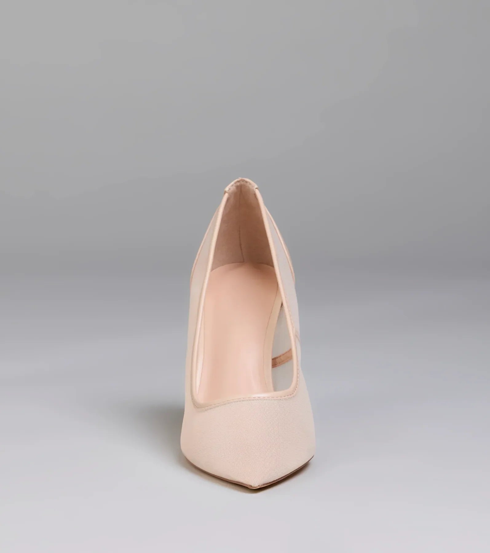 All Pretty Sheer Mesh Stiletto Pumps