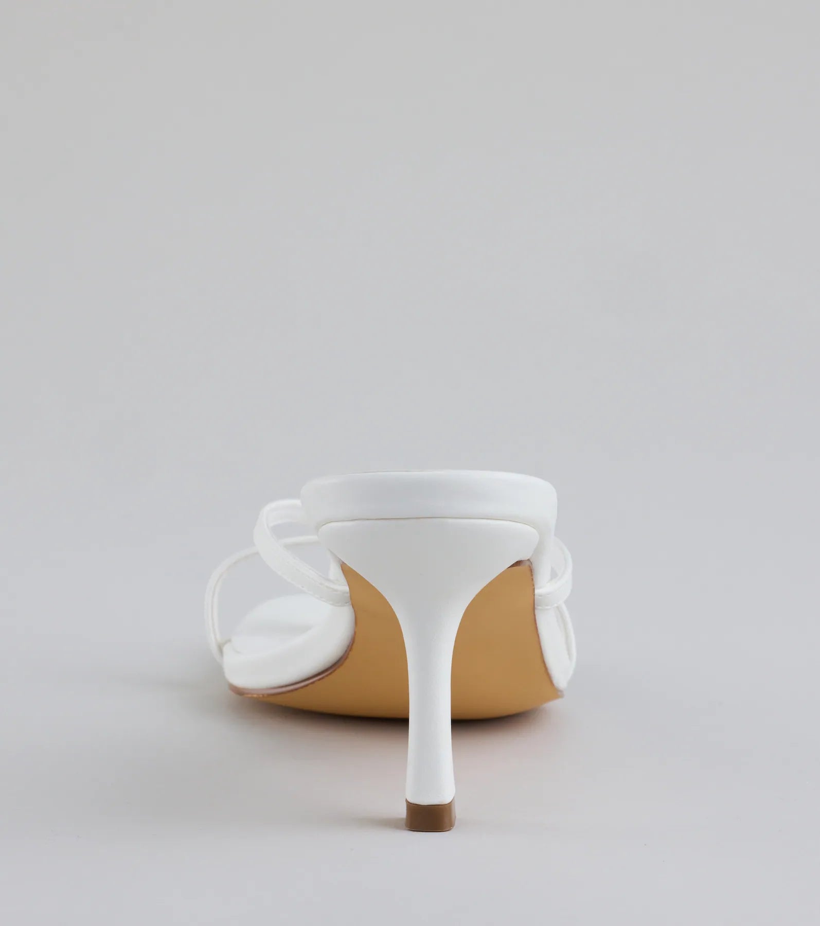 Out And About Strappy Thong Stiletto Mules