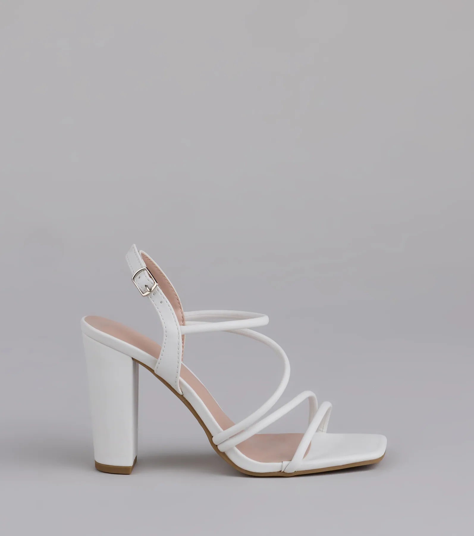 Flirt Mode Activated Strappy Block Heels