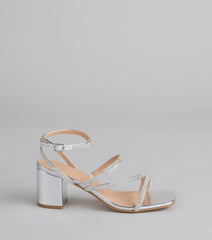 Made You Sparkle Rhinestone Block Heels