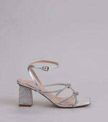 Bring The Glam Rhinestone Block Heels