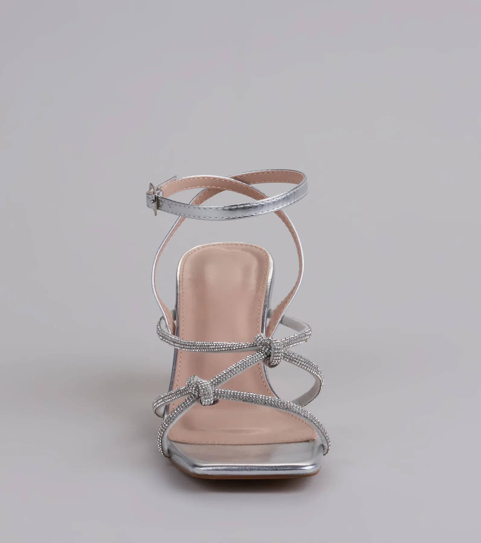 Bring The Glam Rhinestone Block Heels