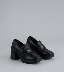 Elevated Chic Platform Loafers