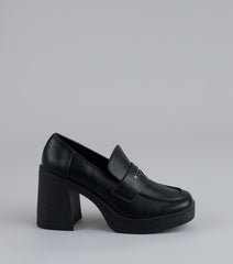 Elevated Chic Platform Loafers