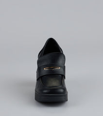 Elevated Chic Platform Loafers