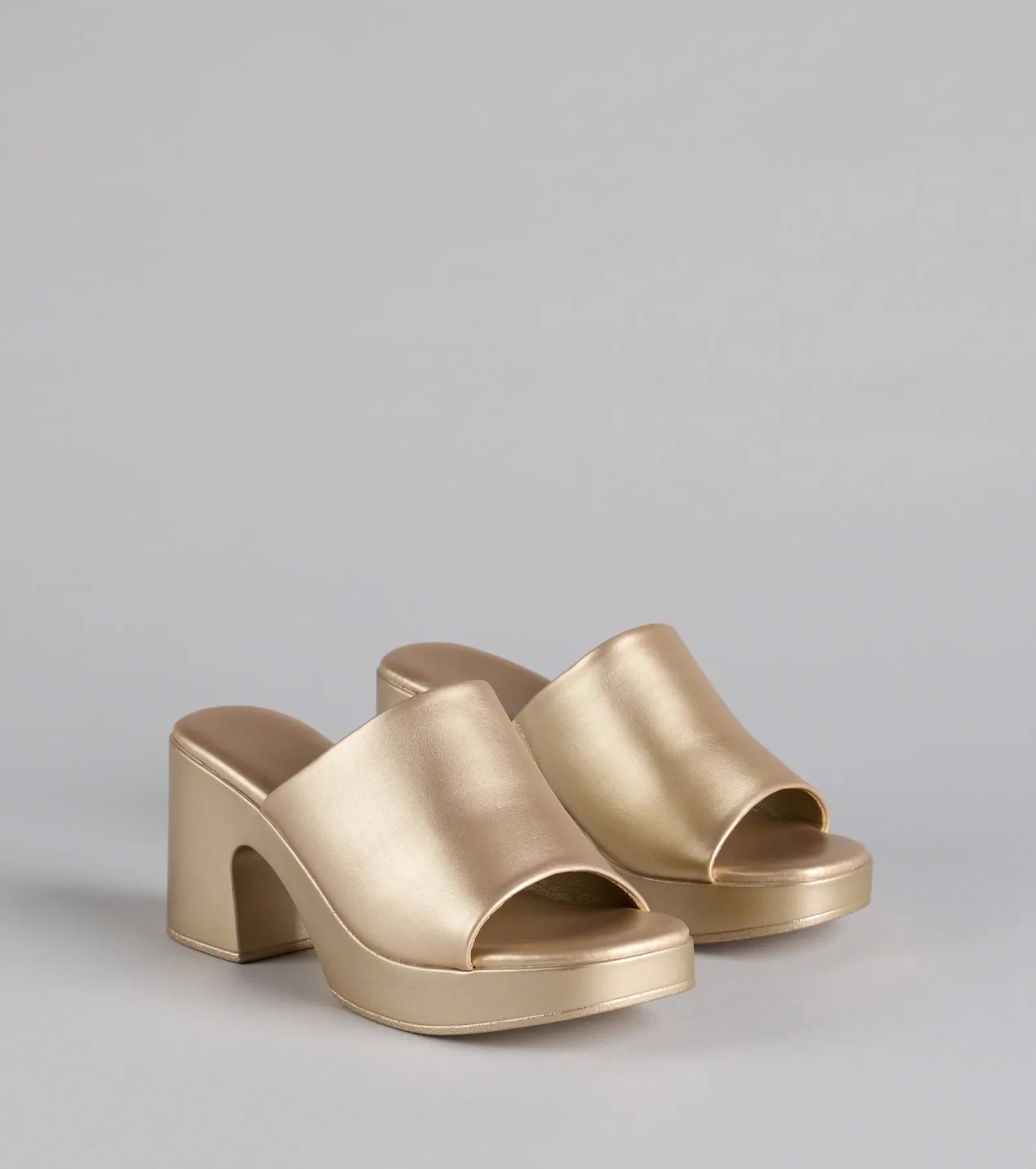 90s Icon Platform Block Heel Mules