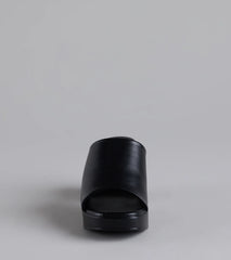 90s Icon Platform Block Heel Mules