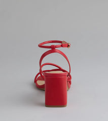 Chic Favorite Strappy Block Heels