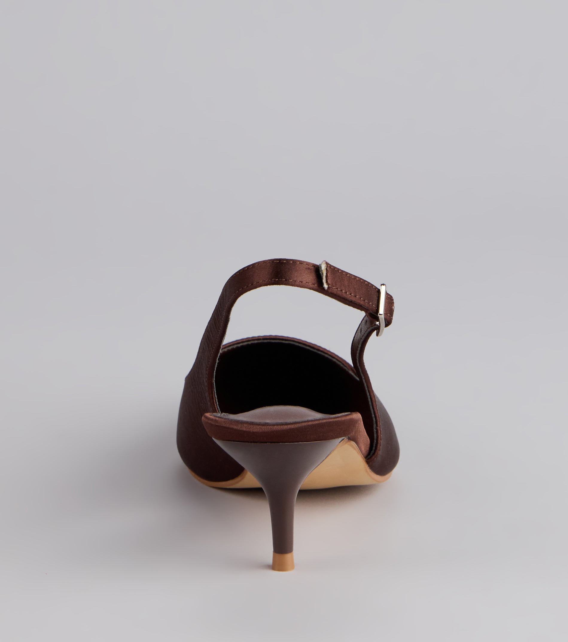 Princess Calling Satin Slingback Heels