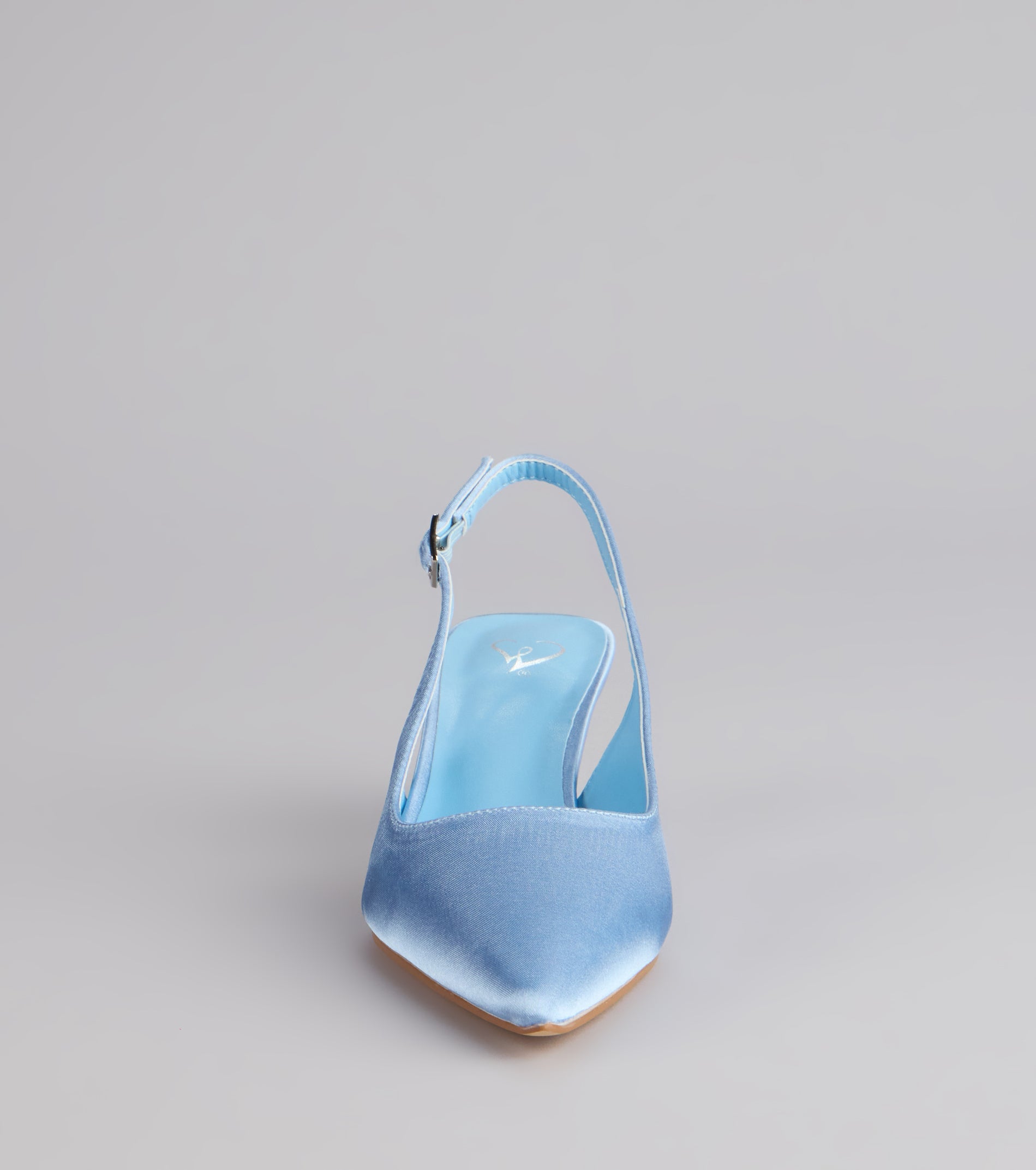 Princess Calling Satin Slingback Heels