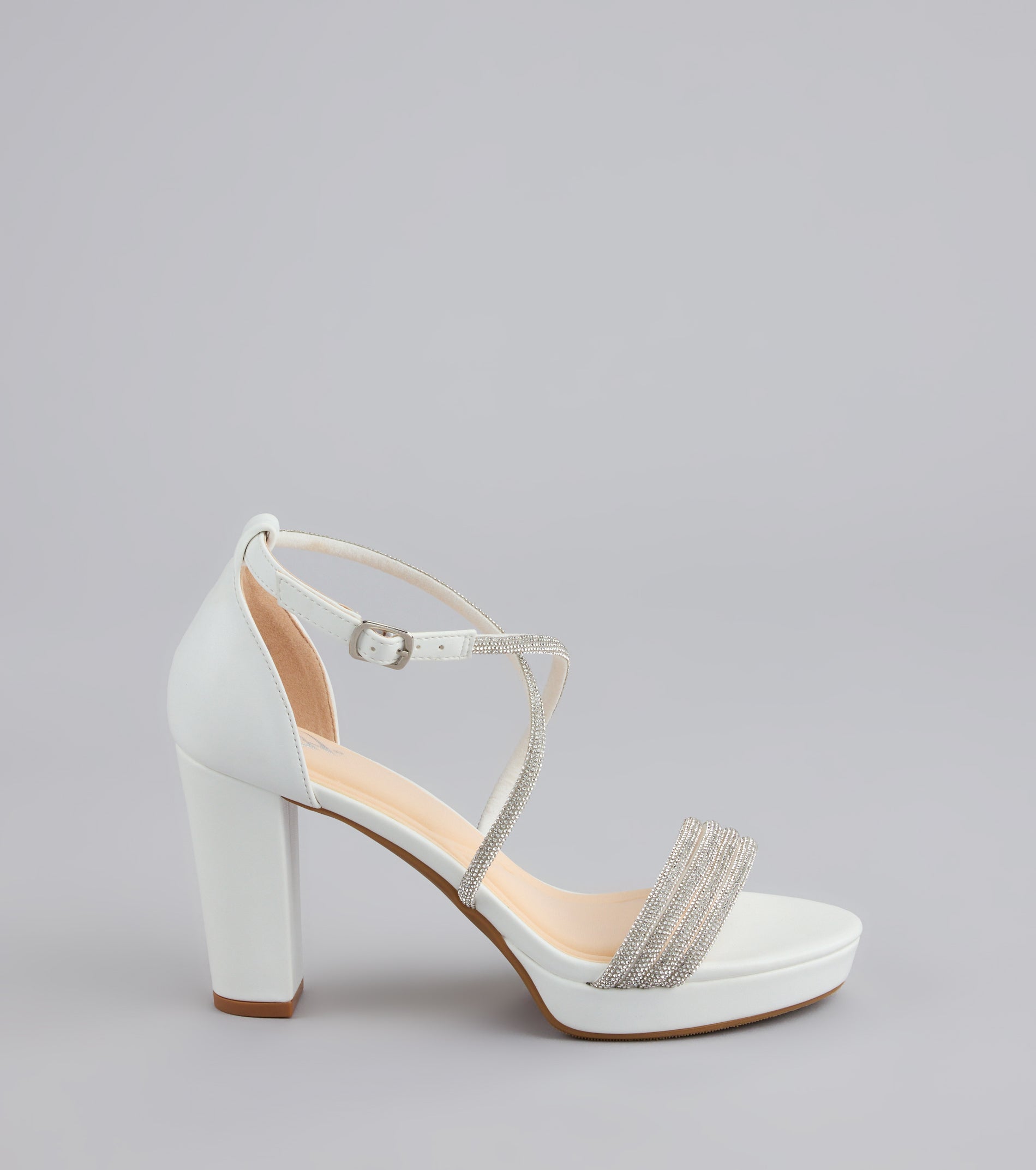 Made To Dazzle Rhinestone Platform Heels