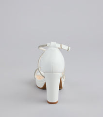 Made To Dazzle Rhinestone Platform Heels