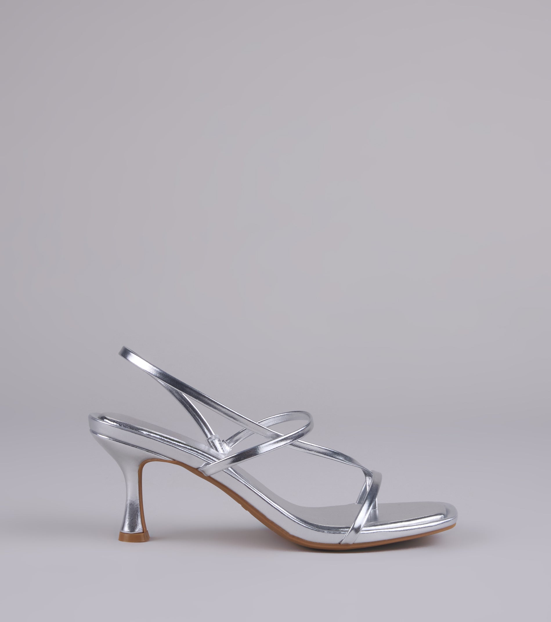 Extra Shine Metallic Kitten Heels