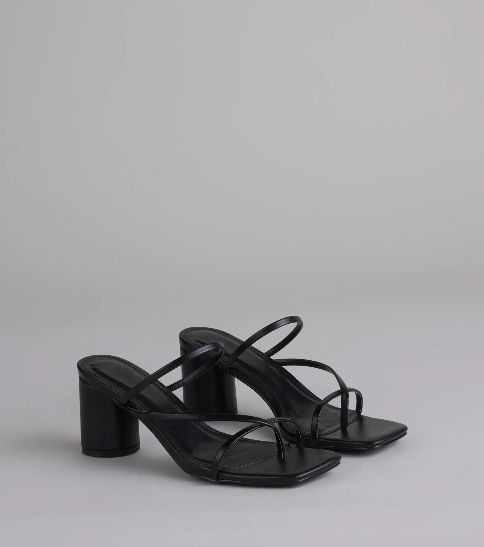 So Much Personality Strappy Block Heels