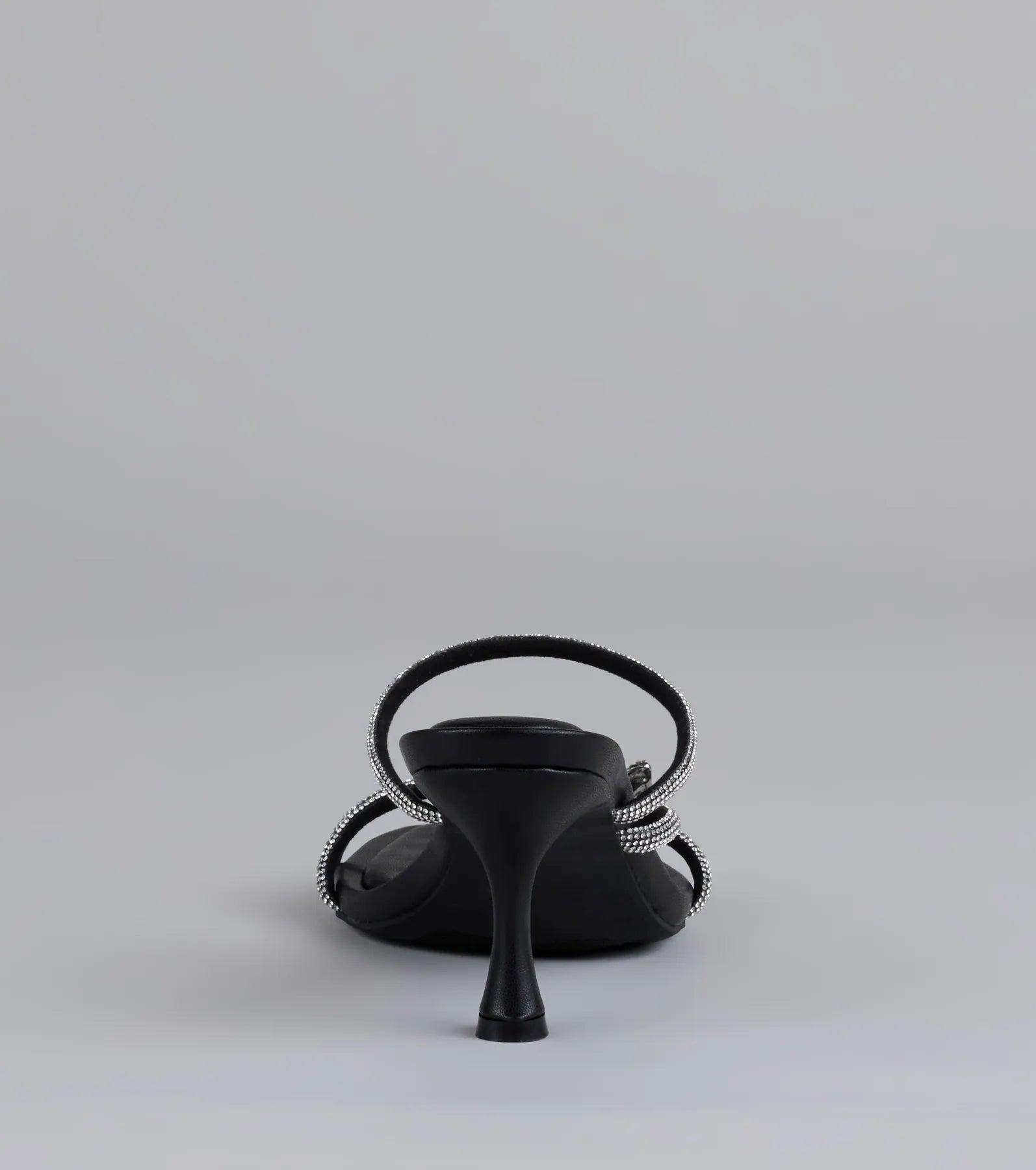 Winged Whispers Butterfly Rhinestone Mules