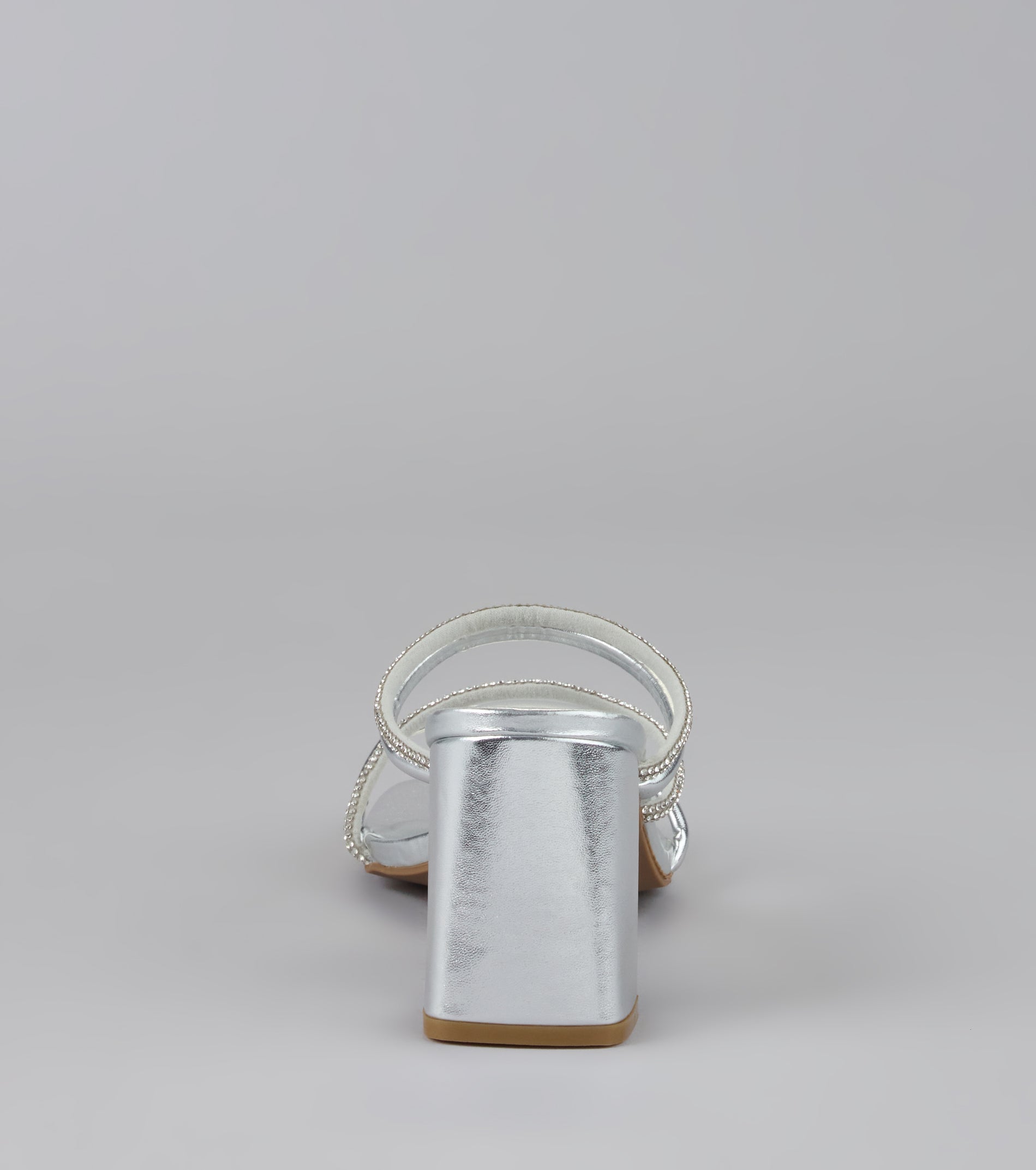 Strut In Style Rhinestone Block Heels