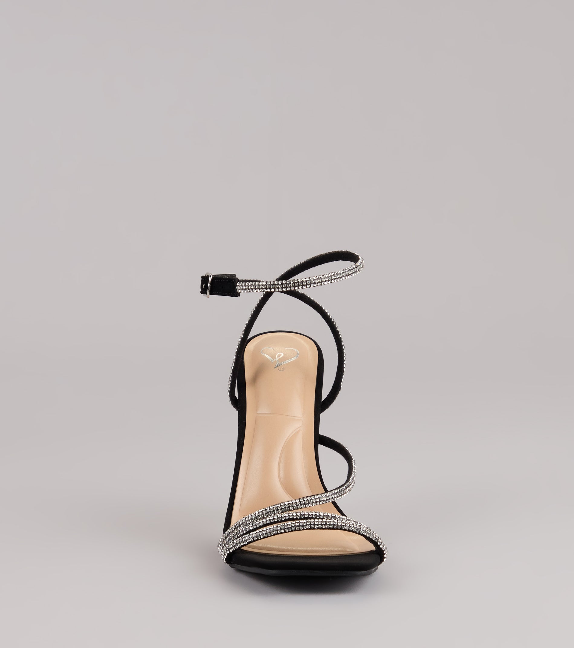 Strut With Glamour Rhinestone Stiletto Heels