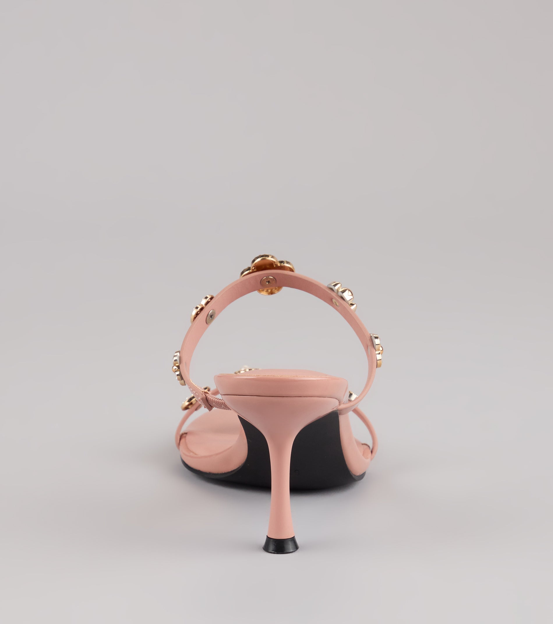 Out All Night Charm Strap Stiletto Heels