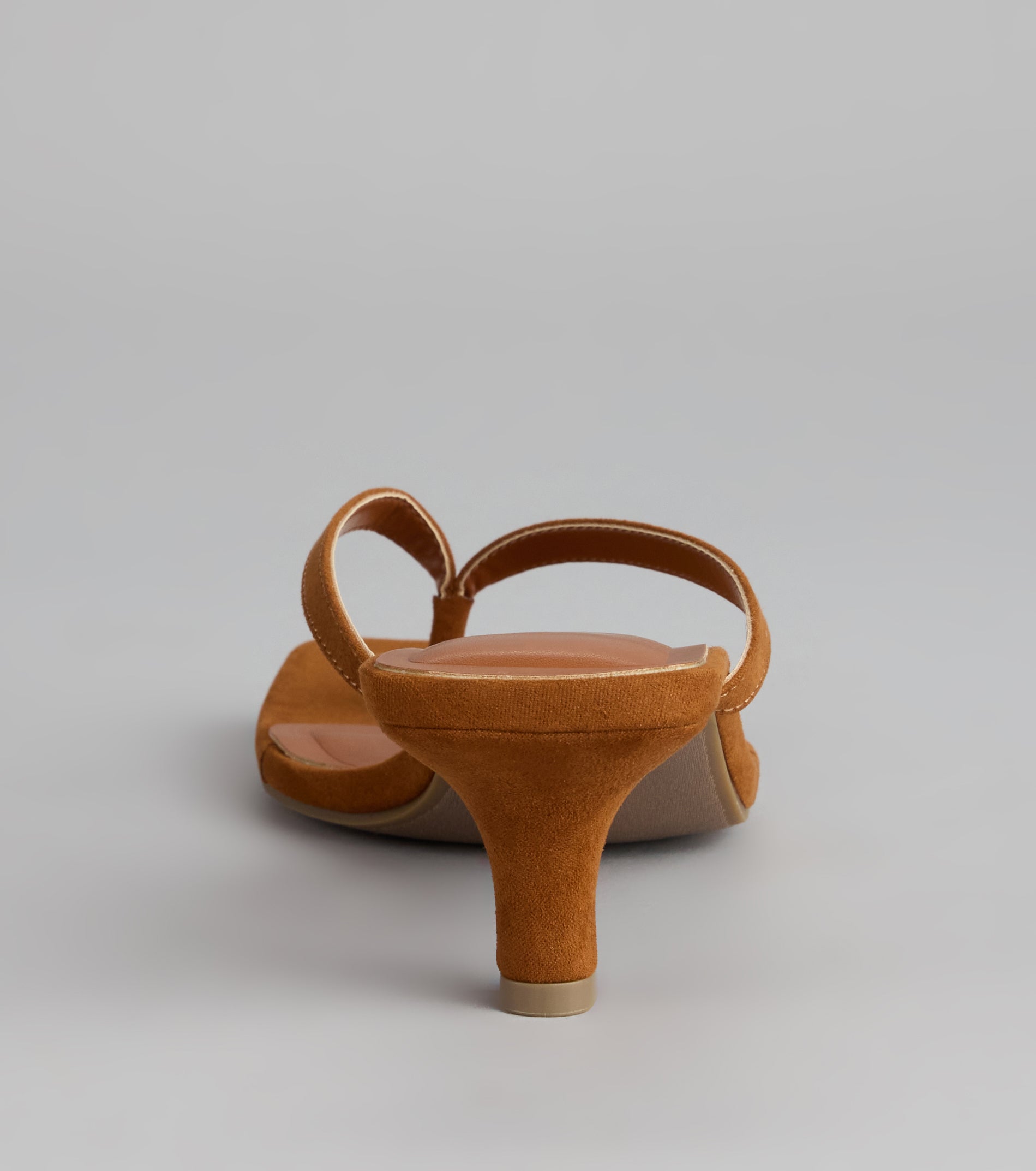 Feeling Chic Thong Square Toe Heels