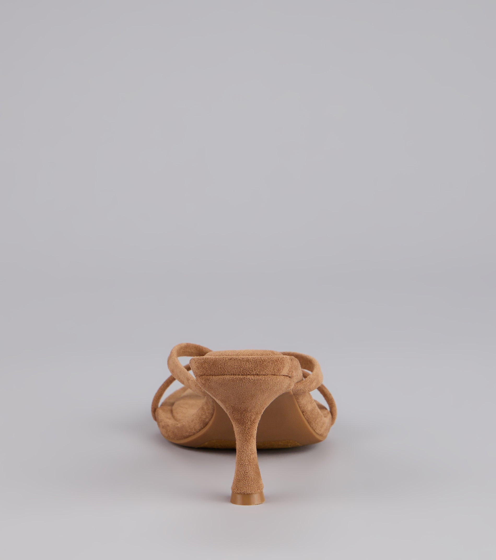 Minimal Mood Faux Suede Kitten Heels