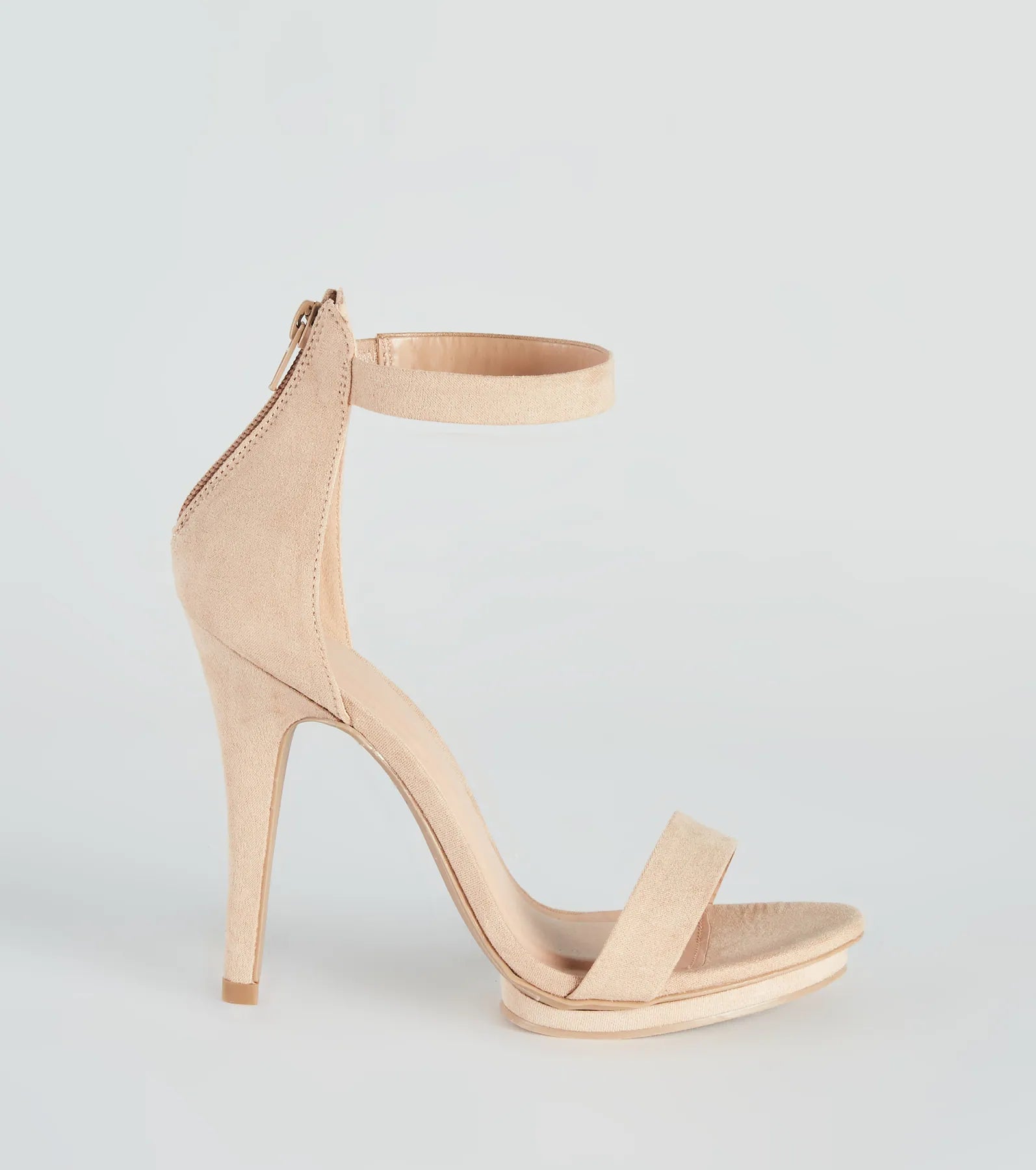 Fab Faux Suede Island Heels