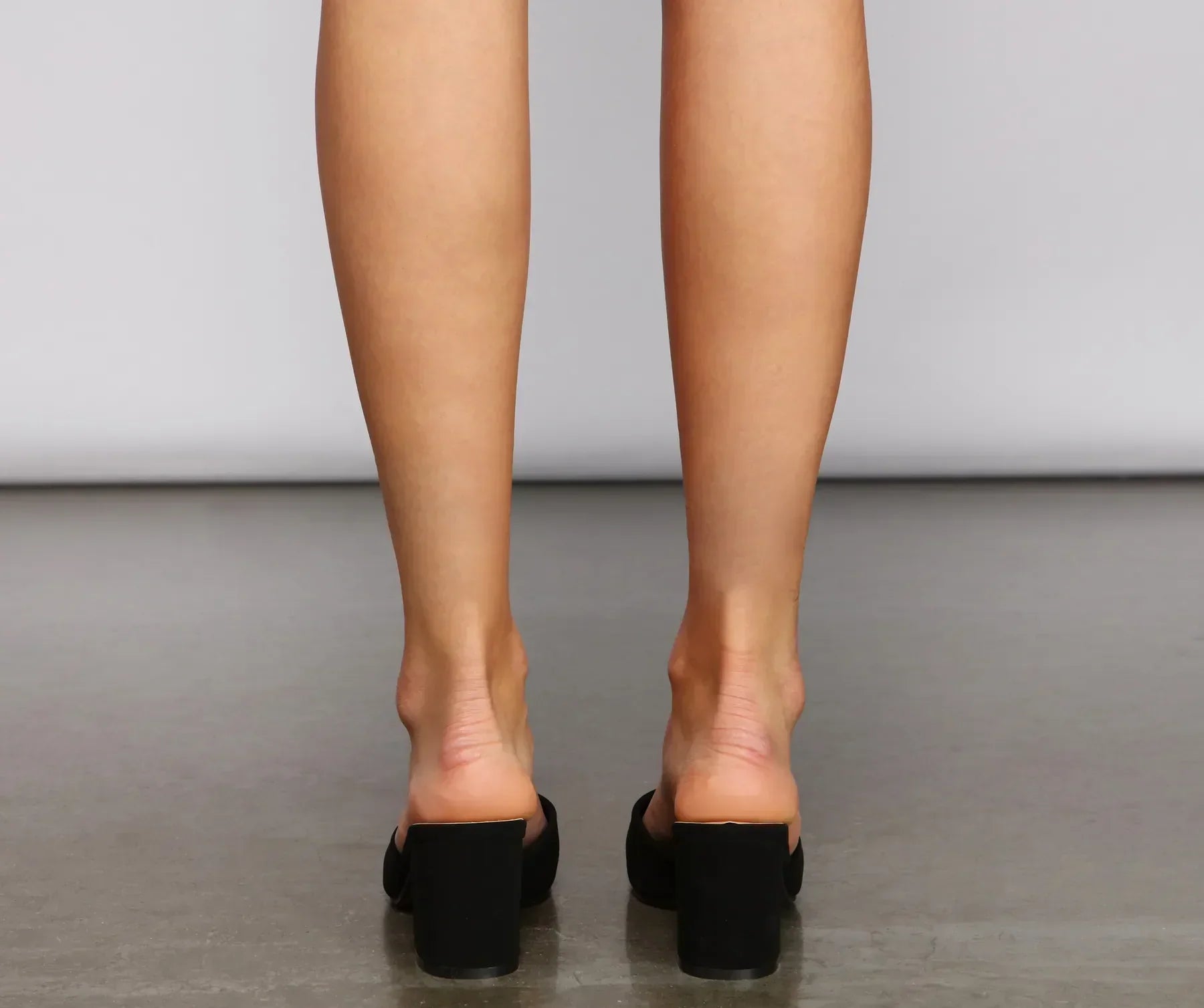 Elevated Style Block Heel Mules