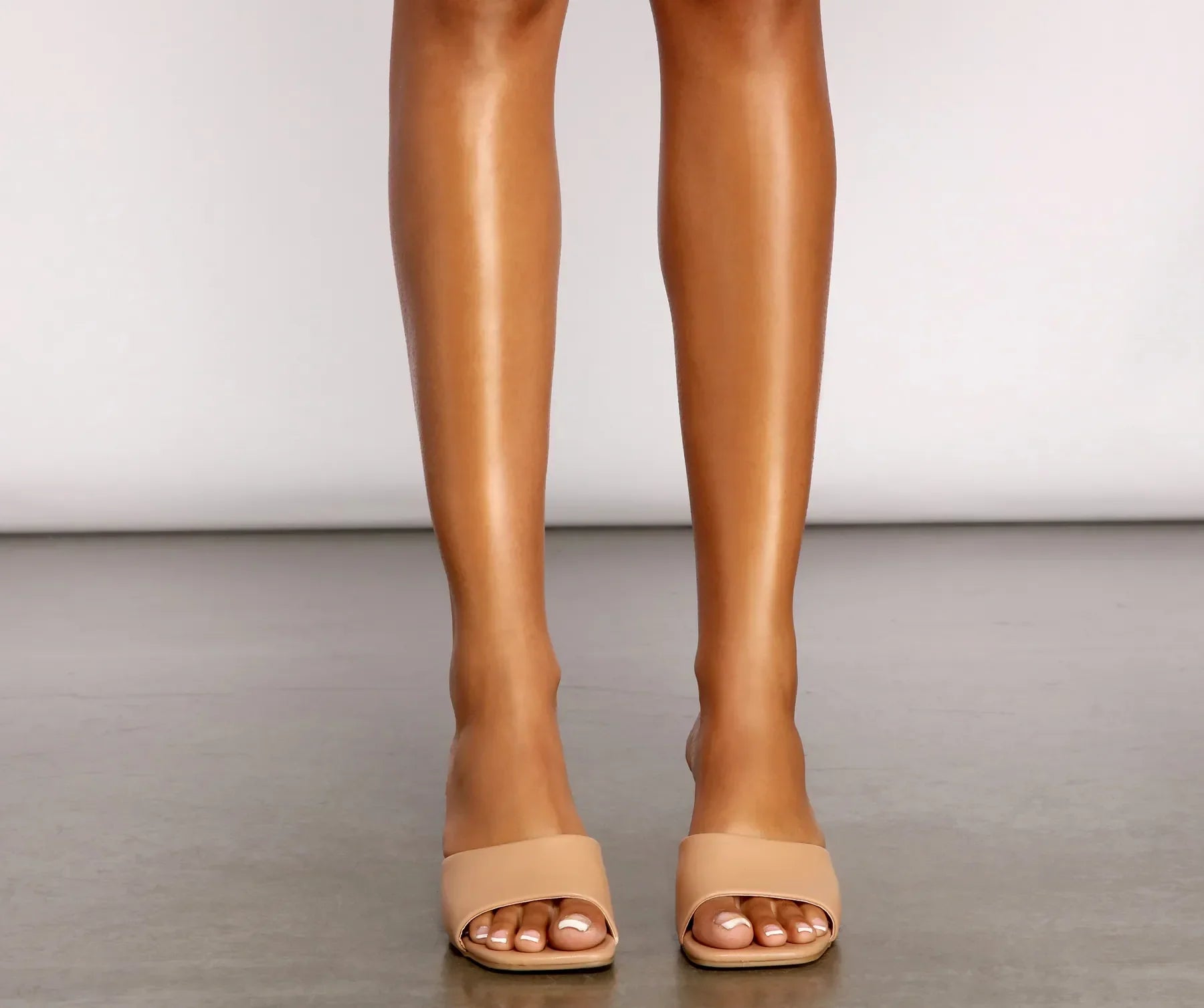 Elevated Style Block Heel Mules