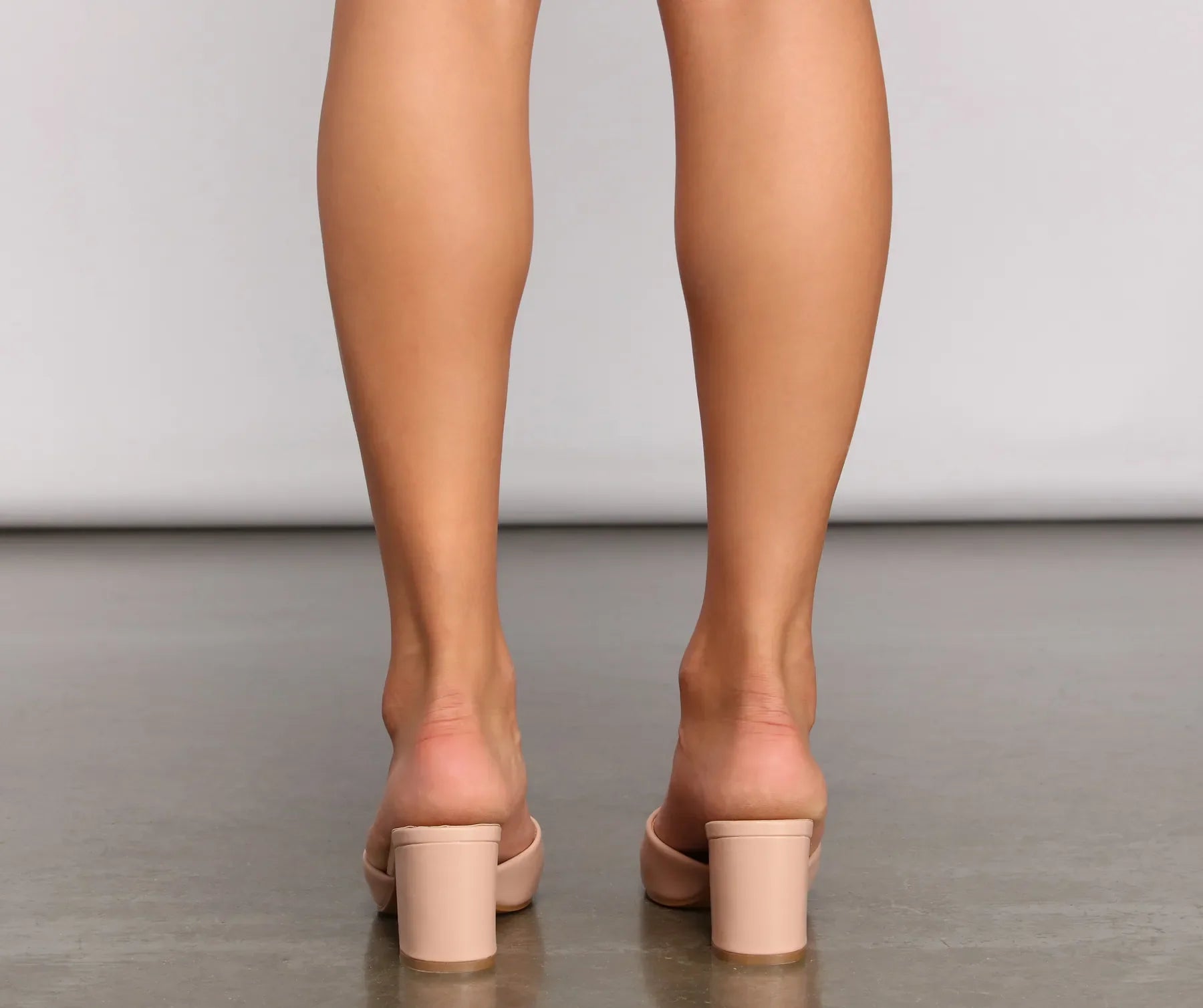 Elevated Style Block Heel Mules