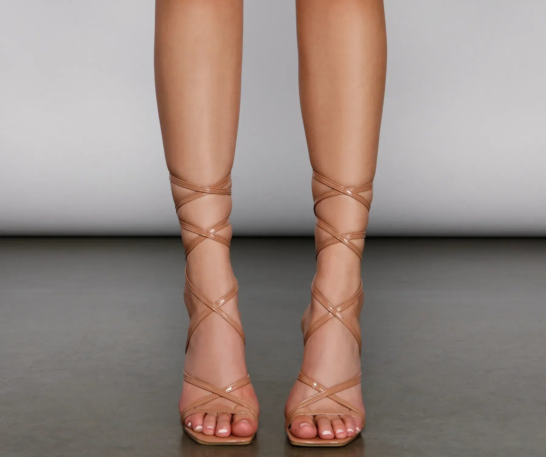 Classic Chic Lace-Up Heels