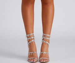 Ready To Glow Crystal Stiletto Heels