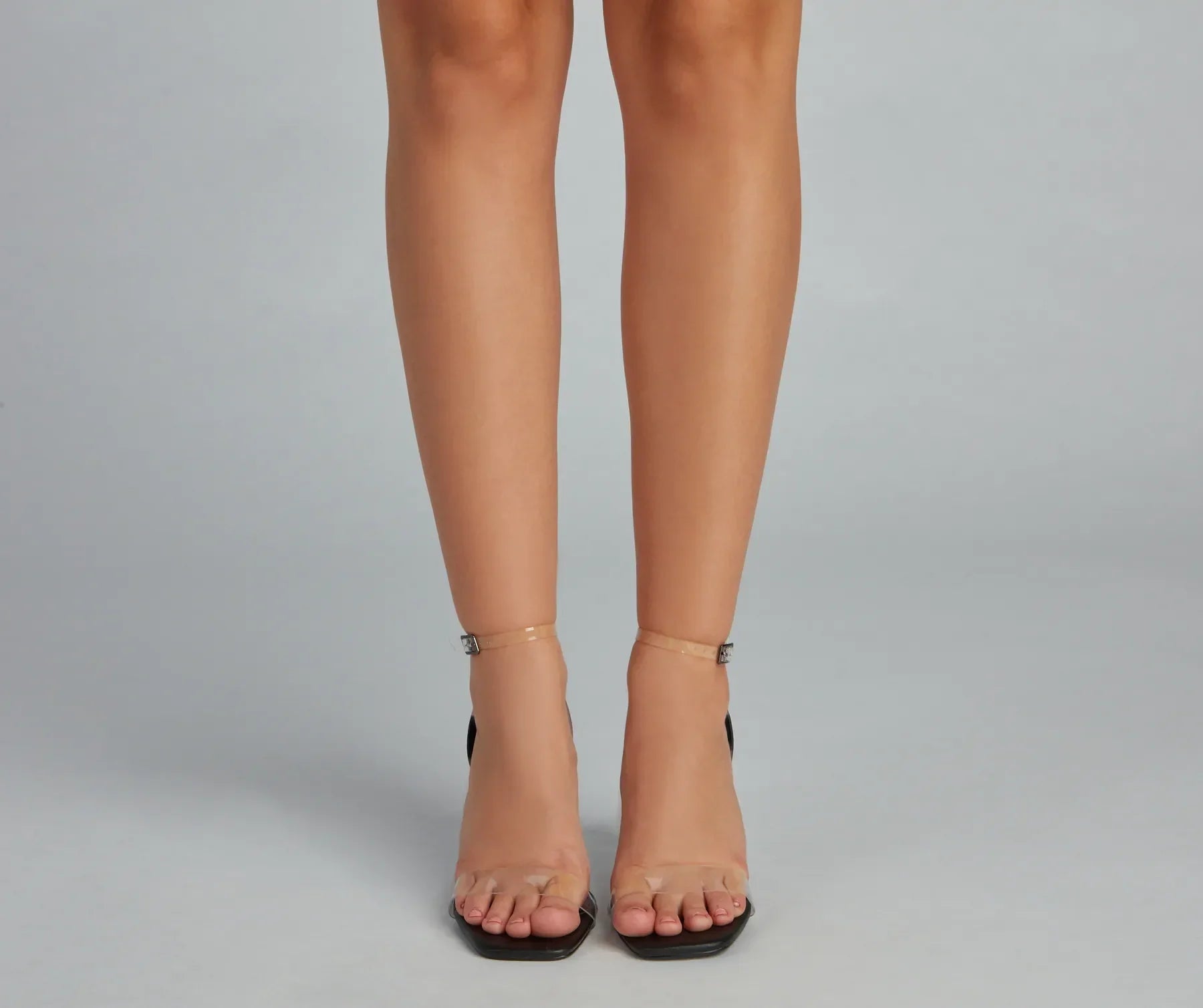 Crystal Clear Lucite Heels