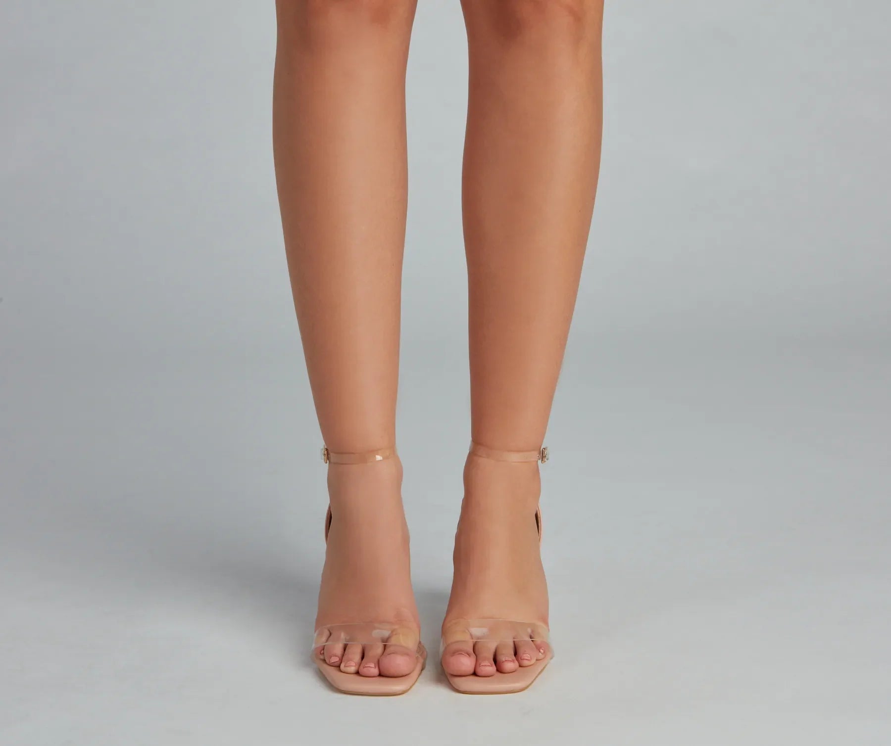 Crystal Clear Lucite Heels