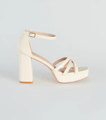 Trendy Essential Caged Platform Heels