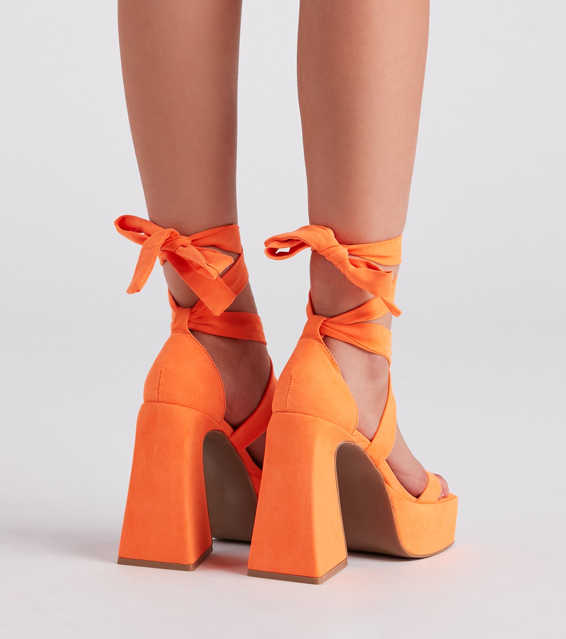 A Little Sassy Platform Block Heels
