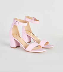 Stay Chic Low-Block Heels