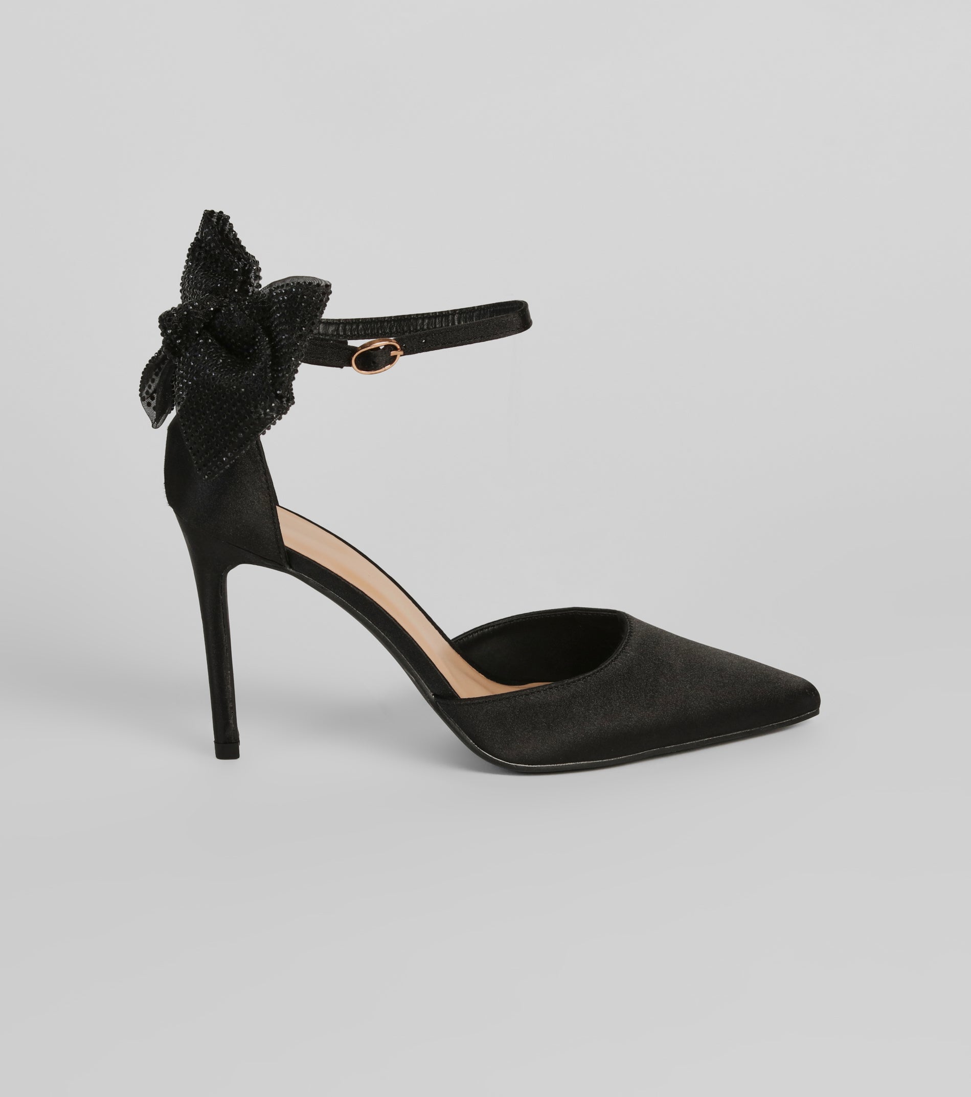 Chic Attitude Bow-Detail Stiletto Pumps