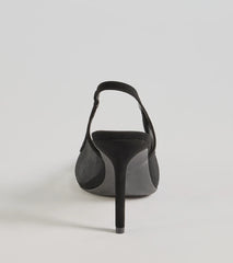 Make Your Mark Slingback Stiletto Heels