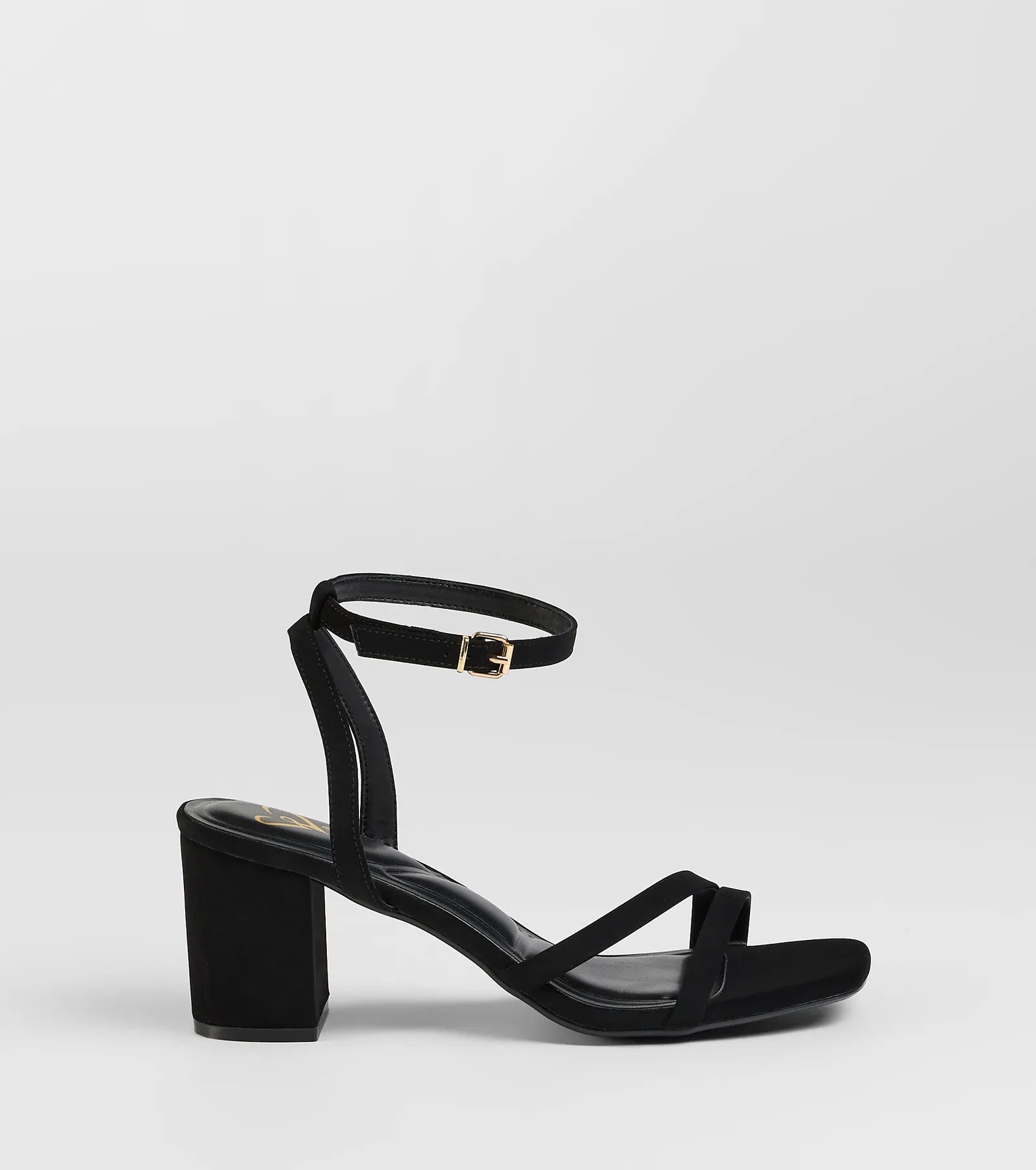Step Into Chic Strappy Block Heels