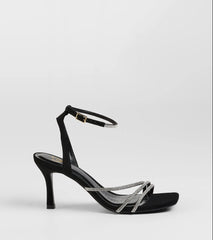 So Icy Rhinestone Kitten Stiletto Heels