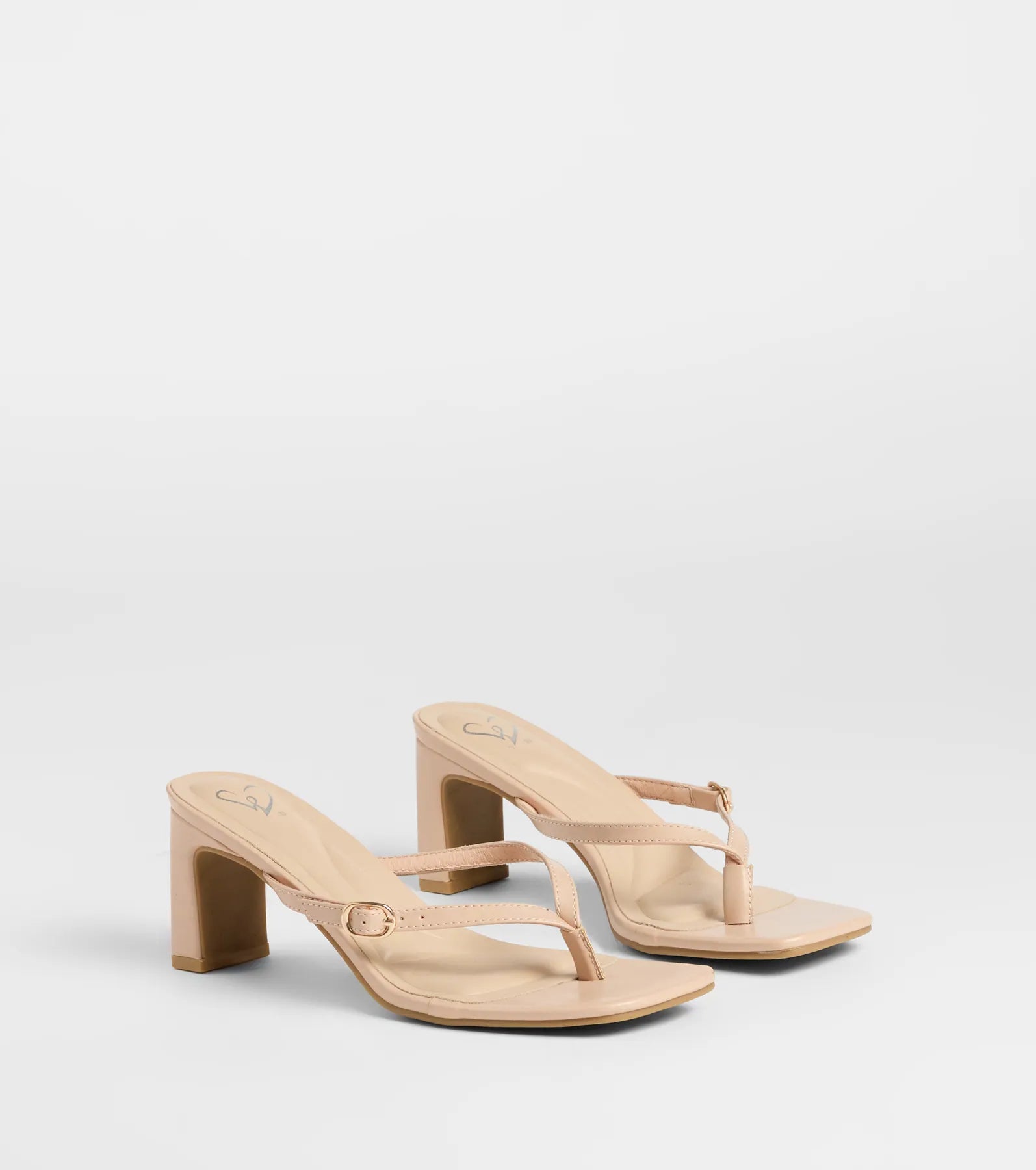 The Best Choice Thong Buckle Mules