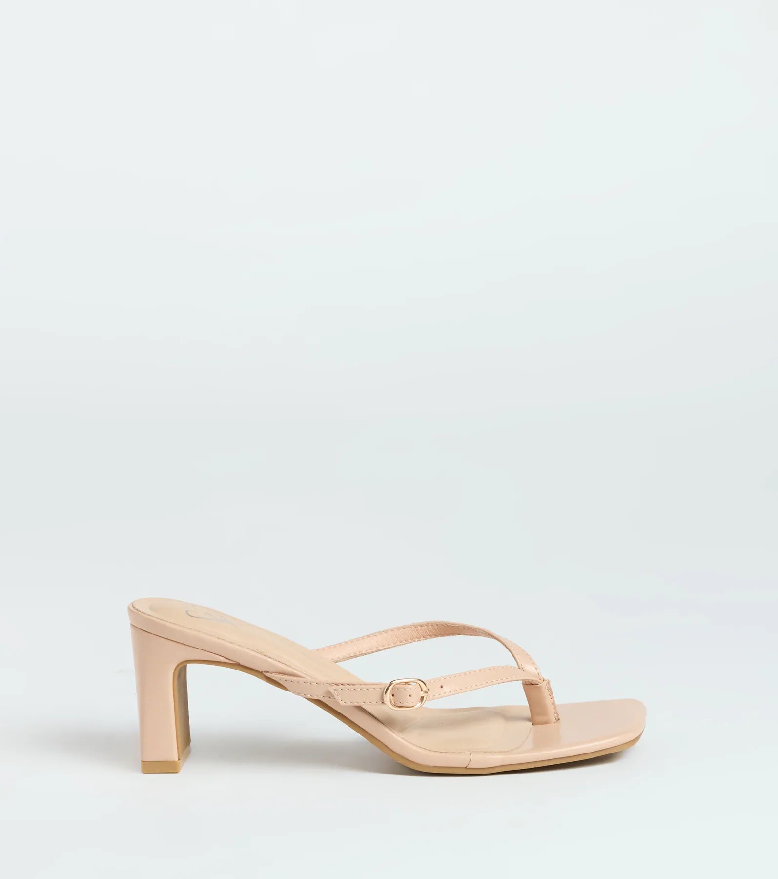 The Best Choice Thong Buckle Mules