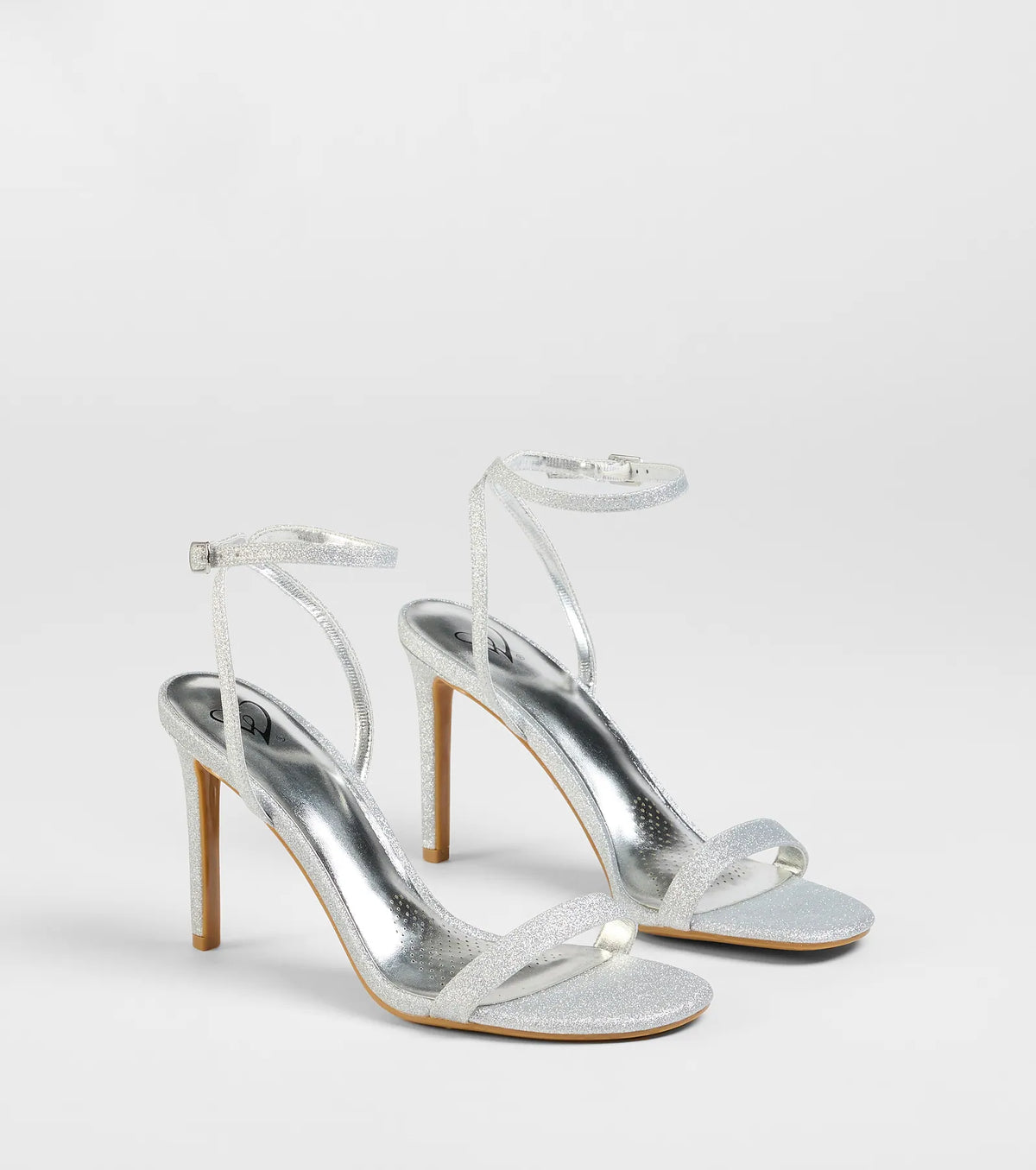 Sparks Fly Glitter Mesh Stiletto Heels